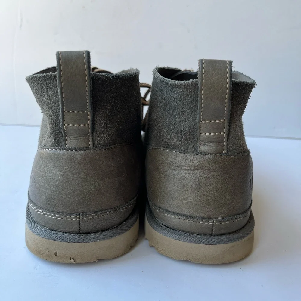 UGG Mens Gray Suede Leather Boot Neumel Size 13